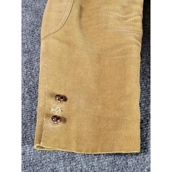 Vintage Mervyns Cambridge Classics Corduroy Blazer Men Sz 42L Tan Patch Workwear - Picture 6 of 12